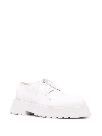 Shop Marsèll Carro Platform Oxford Shoes In White
