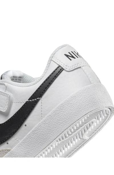 Shop Nike Kids' Blazer Low '77 Low Top Sneaker In White/ Teal/ Black/ White