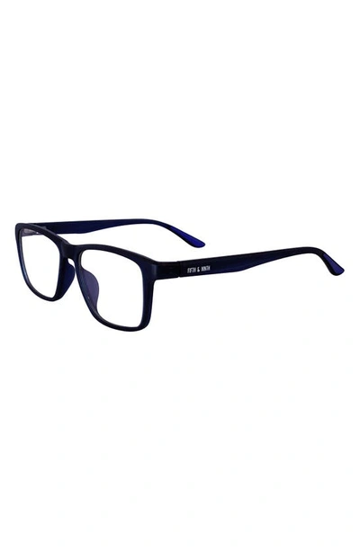 Shop Fifth & Ninth Kids' Providence 49mm Blue Light Filtering Glasses In Navy