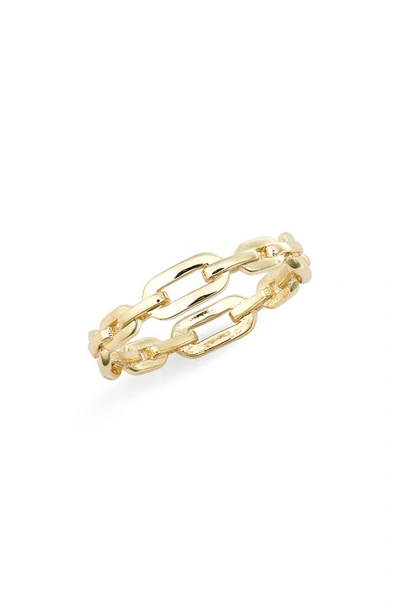 Shop Gorjana Parker Link Ring In Gold