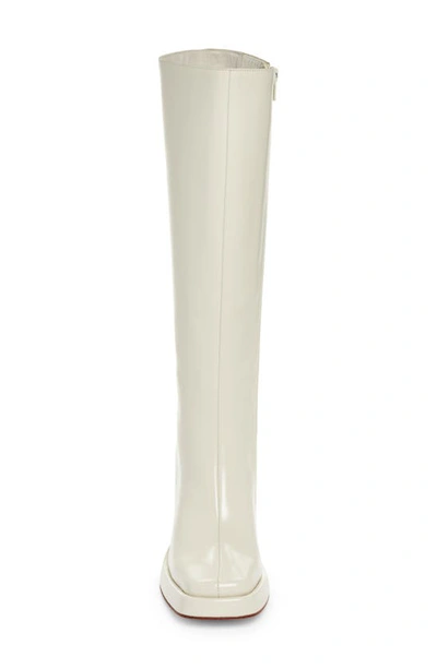 Shop Jeffrey Campbell Maximal Knee High Boot In Ivory