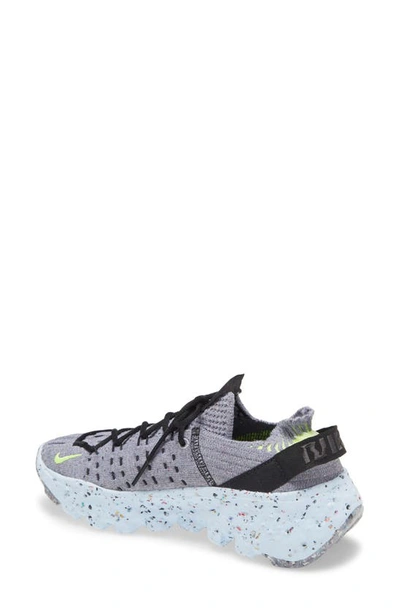Shop Nike Space Hippie 04 Sneaker In Grey/ Volt/ Black/ Smoke Grey