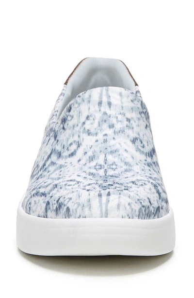 Shop Bzees Easy Going Slip-on Sneaker In Blue Ikat Fabric