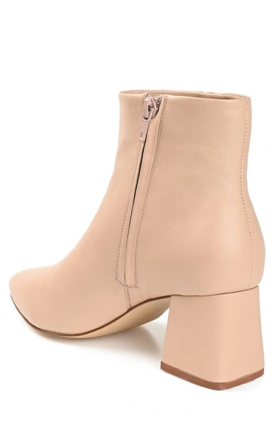 Shop Journee Signature Tabbie Pointed Toe Bootie In Nude