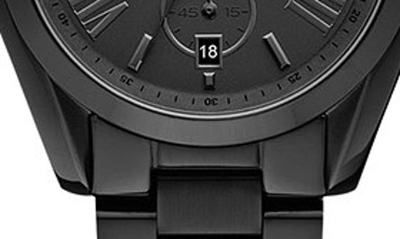 Shop Michael Michael Kors 'bradshaw' Chronograph Bracelet Watch, 43mm In Black