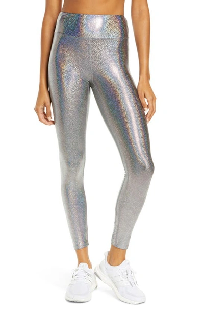 Shop Heroine Sport Marvel Metallic High Waist Leggings In Matrix