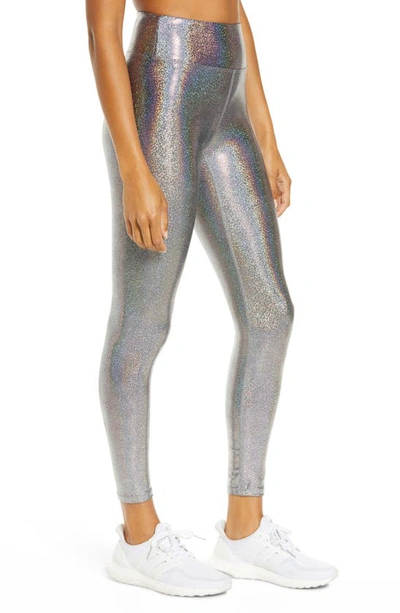 Heroine Sport Marvel Metallic High Waist Leggings In Matrix