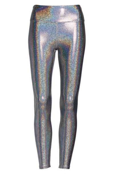 Shop Heroine Sport Marvel Metallic High Waist Leggings In Matrix