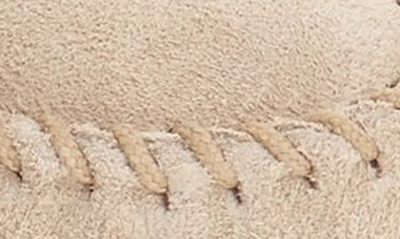 Minnetonka 'kilty' Suede Moccasin In Stone Suede