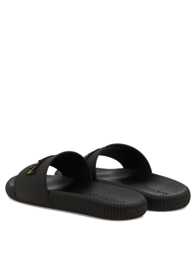 Shop Lanvin "arpege Jl 3d" Sandals In Black  