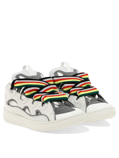 Shop Lanvin "curb" Sneakers In White