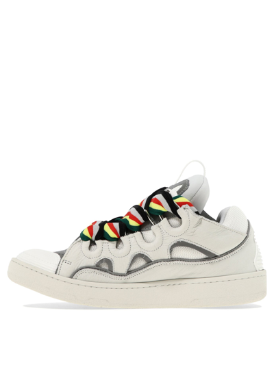 Shop Lanvin "curb" Sneakers In White