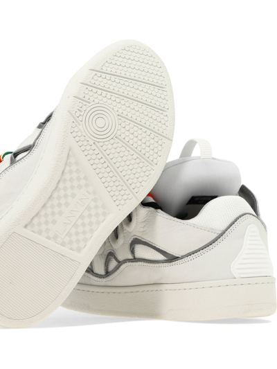 Shop Lanvin "curb" Sneakers In White
