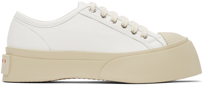 Shop Marni White Pablo Sneakers In 00w01 White