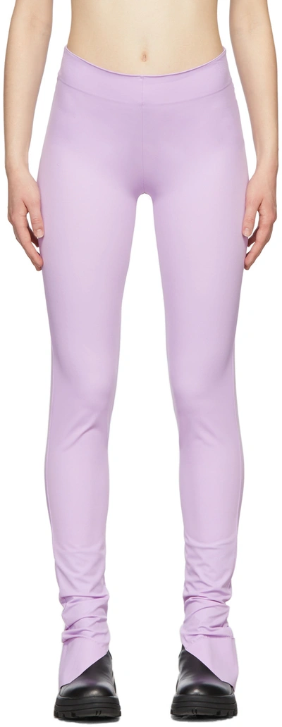 Shop Alyx Purple Rea Leggings In Lil0002 Lilac