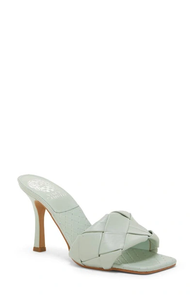 Shop Vince Camuto Brelanie Braided Strap Sandal In Cool Mint