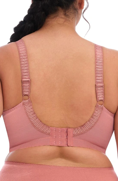 Elomi Cate Side Support Wire-free Bra In Rosewood