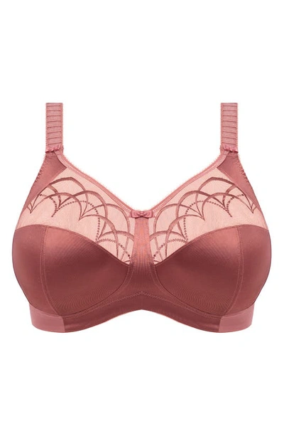 Elomi Cate Side Support Wire-free Bra In Rosewood