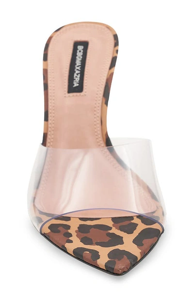 Shop Bcbgmaxazria Dana Sandal In Leopard/ Clear
