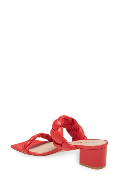 Stuart Weitzman Playa 50 Block Heel Sandal In Coral