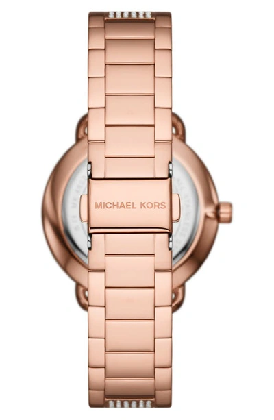 Shop Michael Kors Portia Bracelet Watch, 36mm In Rose Gold
