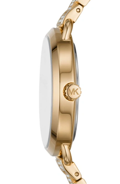 Shop Michael Kors Portia Bracelet Watch, 36mm In Gold