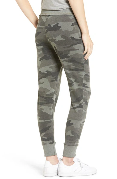 Shop Splendid Classic Camo Jogger Pants In Olive Branch