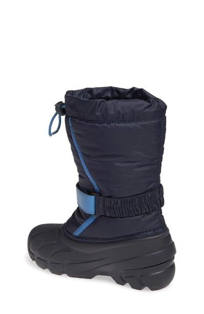 Shop Sorel Flurry Weather Resistant Snow Boot In Collegiate Navy