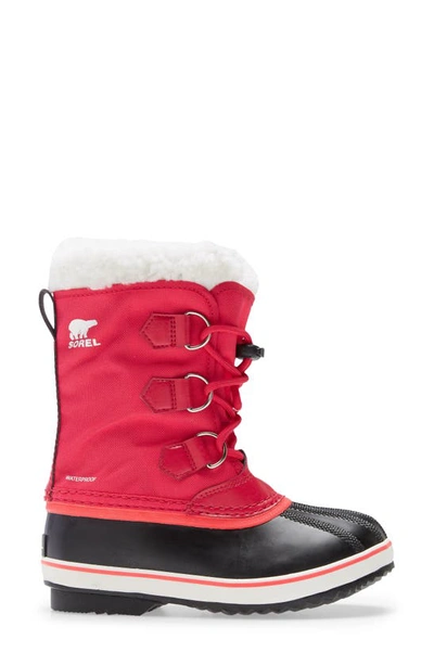 Shop Sorel Kids' Yoot Pac Waterproof Snow Boot In Bright Rose