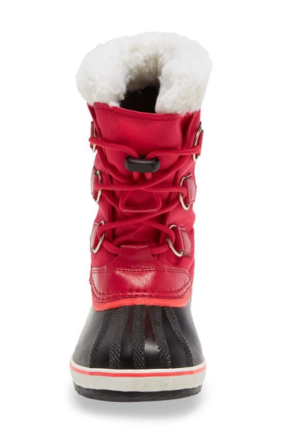 Shop Sorel Kids' Yoot Pac Waterproof Snow Boot In Bright Rose