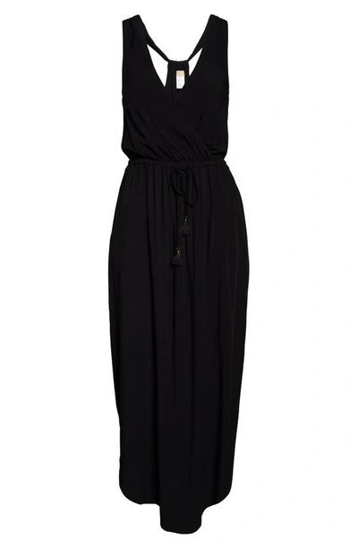 Shop L*space Kenzie Cover-up Midi Dress In Black