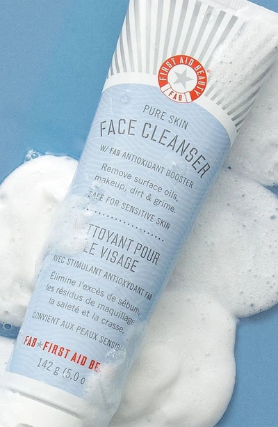 First Aid Beauty Pure Skin Face Cleanser Travel Size 2.0 Oz-no Color