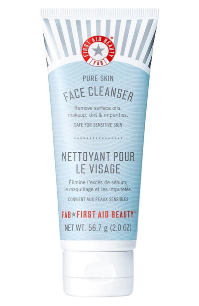 First Aid Beauty Pure Skin Face Cleanser Travel Size 2.0 Oz-no Color