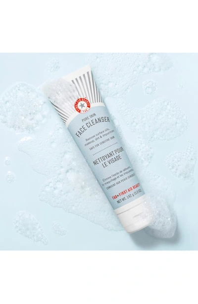 First Aid Beauty Pure Skin Face Cleanser Travel Size 2.0 Oz-no Color
