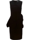 SIMONE ROCHA Voluminous Detail Velvet Dress,37240075