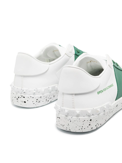 Shop Valentino Untitled Open Sneakers In White