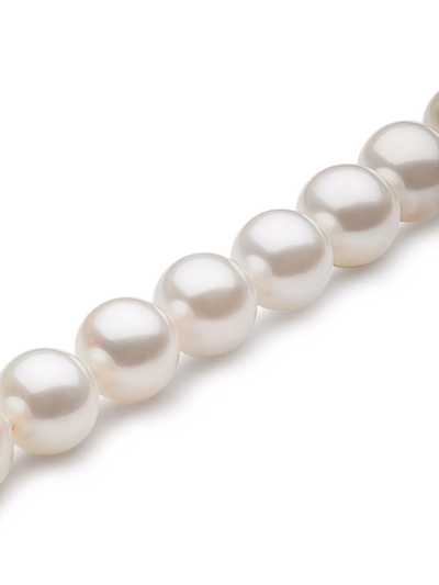 Yoko London 18kt Yellow Gold Classic 8mm Freshwater Pearl Bracelet In Gold