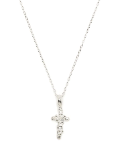 Shop Alighieri Frosted Dagger Necklace In Silber