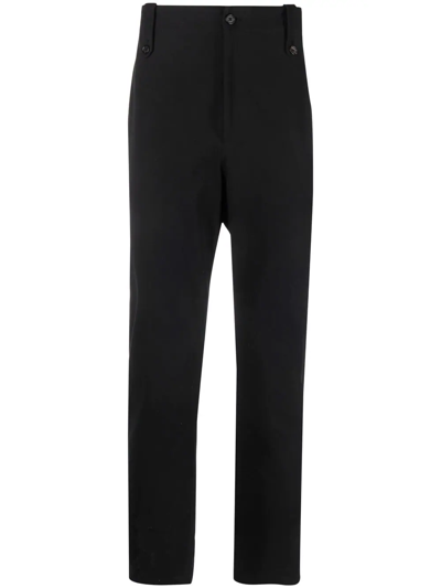 Alexander Mcqueen Tailored Zipped-cuff Trousers In Schwarz
