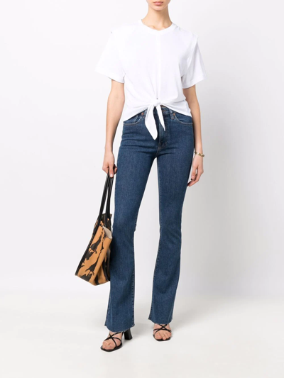 3x1 Farrah High-rise Bootcut Jeans In Blau