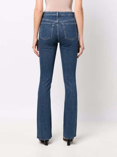 3x1 Farrah High-rise Bootcut Jeans In Blau