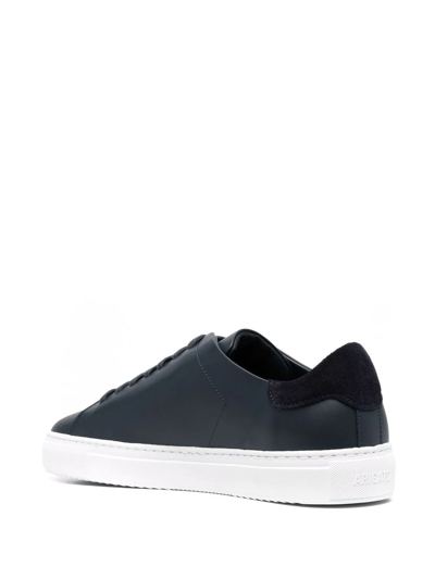 Shop Axel Arigato Logo Low-top Sneakers In Blau