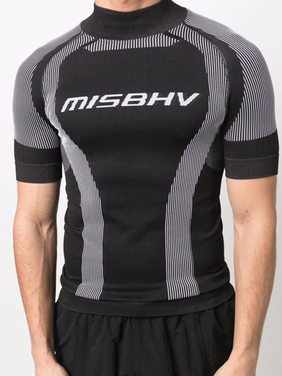 Shop Misbhv Logo-print T-shirt In Schwarz