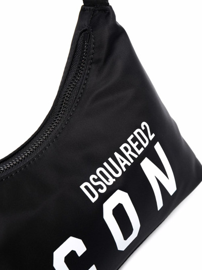 Shop Dsquared2 Icon Multi-pouch Shoulder Bag In Schwarz