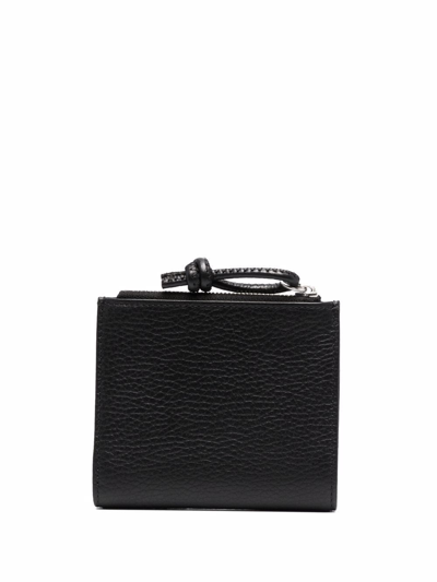 Shop Emporio Armani Leather Credit Card Holder