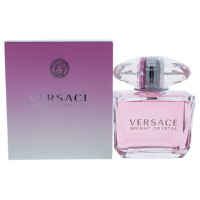Shop Versace Ladies Bright Crystal Edt Spray 6.8 oz (200 Ml) In N/a