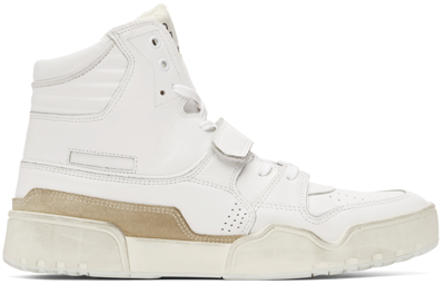 Shop Isabel Marant White Alseeh Trash Sneakers In 20wh White