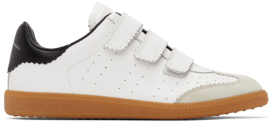 Shop Isabel Marant White Bethy Vintage Sneakers In 20wh White
