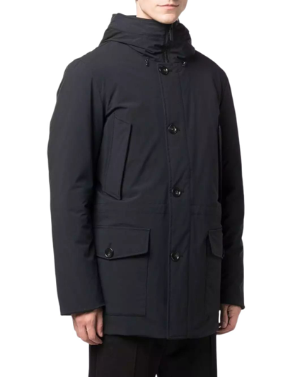 Shop Woolrich Men's Black Polyamide Outerwear Jacket