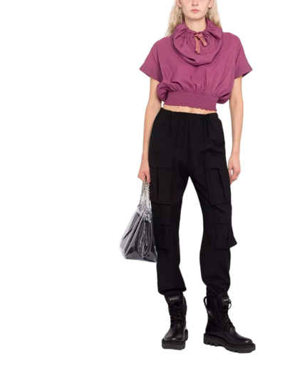 Shop Kenzo Women's Purple Polyamide Top